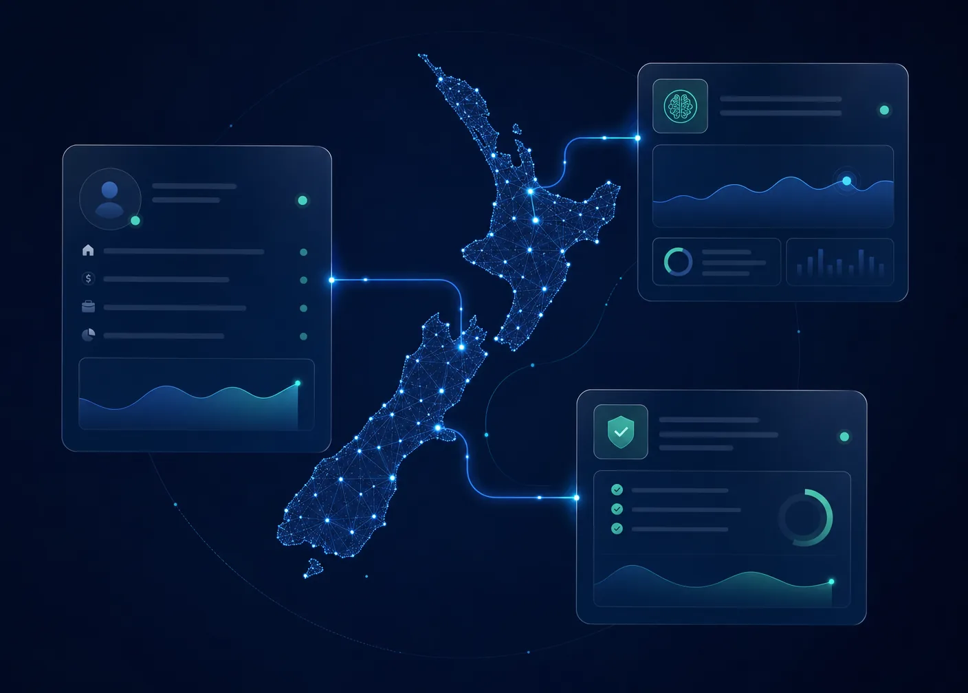Abstract New Zealand adviser and AI lending network